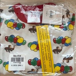 Curious George long johns pajamas
